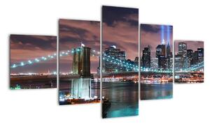 Obraz - Nowy Jork, Manhattan (125x70 cm)
