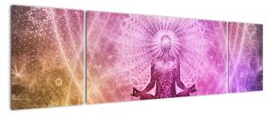 Obraz - aura medytacji (170x50 cm)