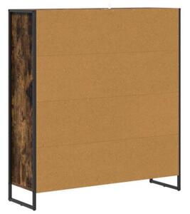Szafka na książki dąb dymny 99,5 x 30 x 108,5 cm