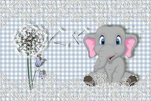 Tapeta Mały słoń
