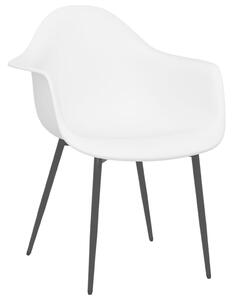 Krzesło stołowe, białe, PP