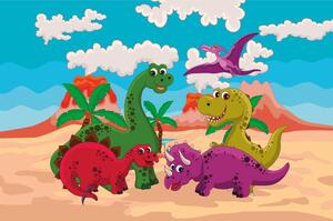 Tapeta świat dinozaurów