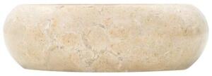 Umywalka, 40 x 12 cm, marmurowa, kremowa