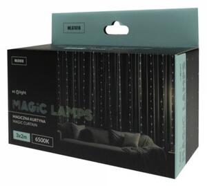 Kurtyna świetlna lampki świąteczne 400 LED 3x2m 6500K DC 5V MAGICZNE LAMPKI Ecolight