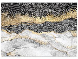 Obraz - Mandala w marmurze (70x50 cm)