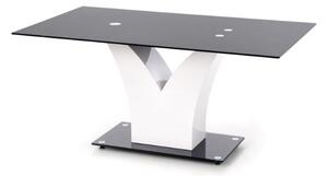Stół VESPER 160x90 biały/czarny