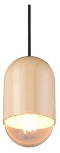 Beżowa lampa wisząca ø 11 cm Nara – Reality