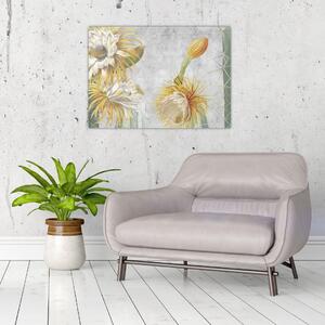 Obraz - Kwitnące kaktusy (70x50 cm)