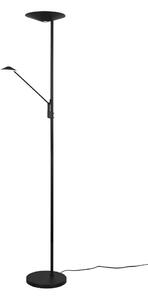 Lampa stojąca LED ze ściemniaczem w kolorze matowej czerni (wysokość 180 cm) Brantford – Trio