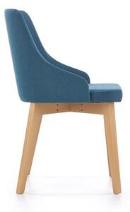 Krzesło TOLEDO niebieskie/dąb miodowy