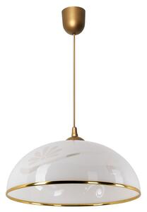 Biało-złota kuchenna lampa wisząca - EXX90-Insa