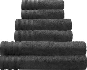 Ręcznik bawełniany Kleine Wolke Royal Dark Grey