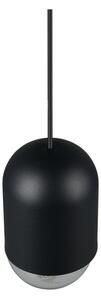 Czarna metalowa lampa wisząca ø 11 cm Nara – Reality