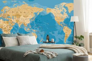 Tapeta mapa świata w ciekawym designie