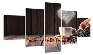 Obraz - Czas na kawę (125x70 cm)