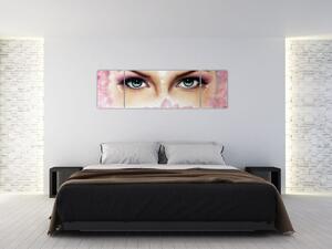 Obraz - Urocze oczy (170x50 cm)
