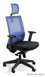 Fotel biurowy NEZ niebieski