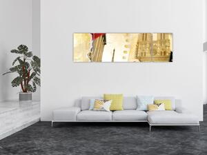 Obraz - Wspomnienia z Paryża (170x50 cm)
