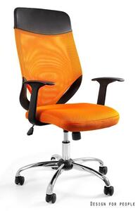 Fotel biurowy MOBI PLUS pomarańczowy