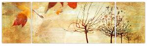 Obraz - Jesienny nastrój (170x50 cm)