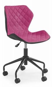 Fotel dla dziecka MATRIX różowy/czarny