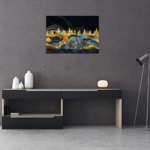 Obraz - Złote Góry (70x50 cm)