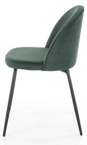 Krzesło K314 VELVET zielone