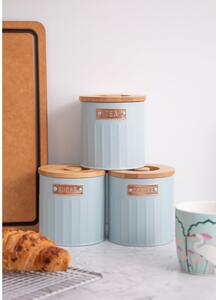 Jasnoniebieskie stalowe pojemniki na żywność zestaw 3 szt. – Kitchen Craft
