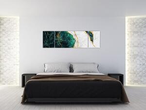 Obraz - Turkusowy marmur (170x50 cm)