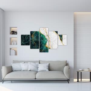 Obraz - Turkusowy marmur (125x70 cm)