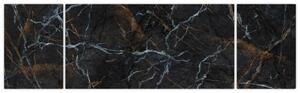 Obraz - Czarny marmur (170x50 cm)
