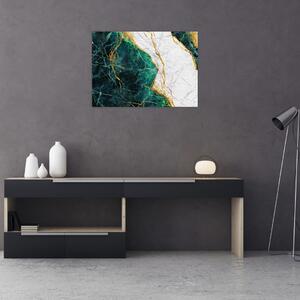 Obraz - Turkusowy marmur (70x50 cm)