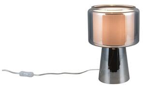 Szara lampa stołowa (wysokość 29 cm) Rocka – Trio