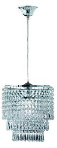 Jasnoniebieska metalowa lampa wisząca z kloszem ze szkła akrylowego ø 25 cm Orient – Reality