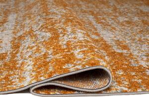 Pomarańczowo-szary dywan prostokątny do salonu loft - Ecavo 4X