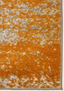 Pomarańczowo-szary dywan prostokątny do salonu loft - Ecavo 4X