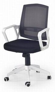 Fotel biurowy ASCOT czarny/biały