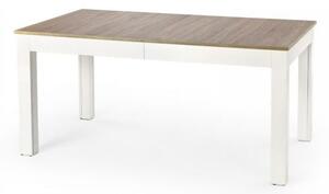 Stół SEWERYN 160(300)x90 dąb sonoma/biały rozkładany