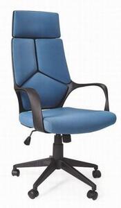 Fotel biurowy VOYAGER niebieski/czarny