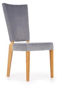 Krzesło ROIS szare/dąb miodowy