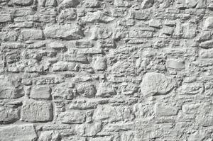 Samoprzylepna fototapeta szara ściana z kamienia