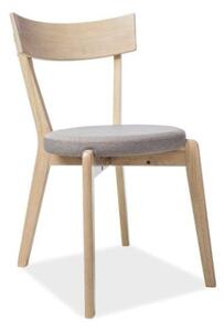 Krzesło NELSON dąb miodowy/szare