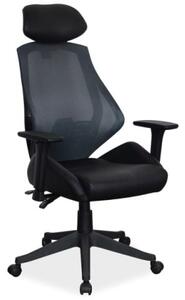 Fotel biurowy Q-406 czarny