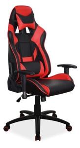Fotel gamingowy SUPRA czarny/czerwony