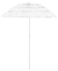 Parasol plażowy w hawajskim stylu, biały, 180 cm