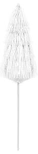 Parasol plażowy w hawajskim stylu, biały, 180 cm
