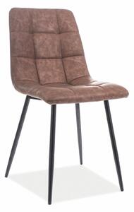 Krzesło LOOK brązowe/czarne