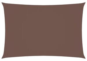 Prostokątny żagiel ogrodowy, tkanina oxford 2,5x4,5 m, brązowy