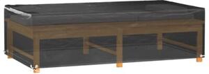 Pokrowce na meble ogrodowe, 2 szt., 8 oczek, 125x70x35 cm