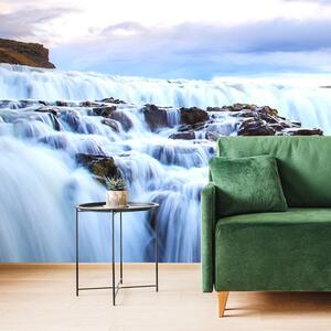 Samoprzylepna fototapeta wodospady na Islandii